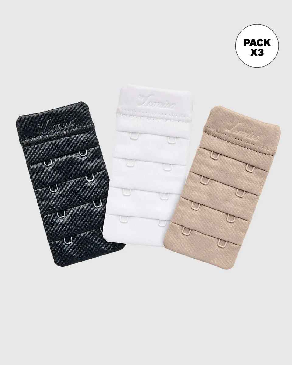 Pack x 3 extensores anchos de sostén - Imagen 2